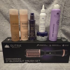 Sutra Beauty Blowout Brush Set with Hair Products